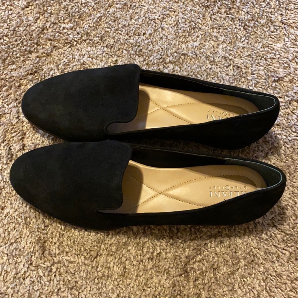 Alfani Blqck Suede Flats, size 10M